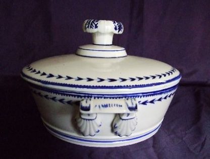 Légumier en porcelaine de Tournai décor à l'épi – Image 6