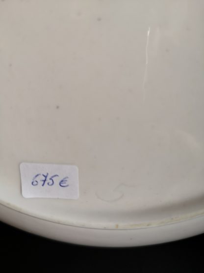 Compotier en porcelaine de Tournai à l'Or. – Image 4