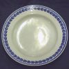 Assiette creuse en porcelaine de Tournai (double romarin)