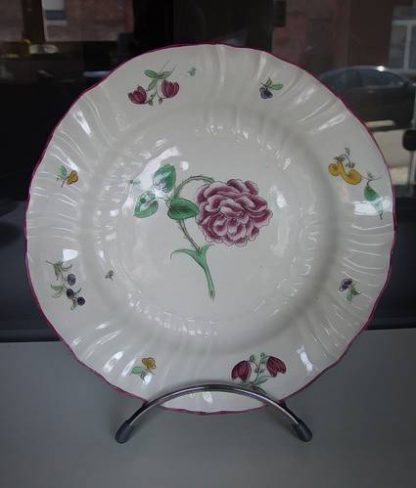 Assiette polychrome Tournai début de production
