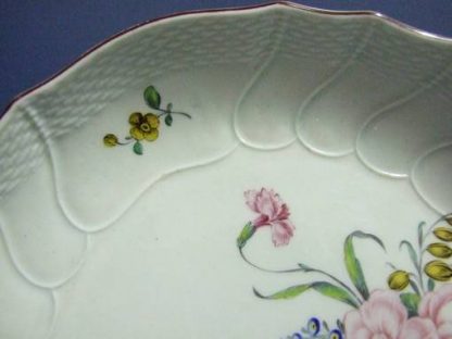 Compotier polychrome aux fleurs Tournai – Image 5