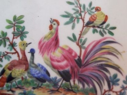 Compotier polychrome aux oiseaux de fantaisie TOURNAI – Image 6