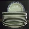 Douze assiettes à dessert en porcelaine de Tournai – Image 4