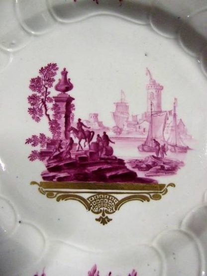 Assiette Tournai Duvivier cul de lampe or – Image 3