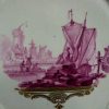 Assiette Tournai Duvivier cul de lampe or – Image 3