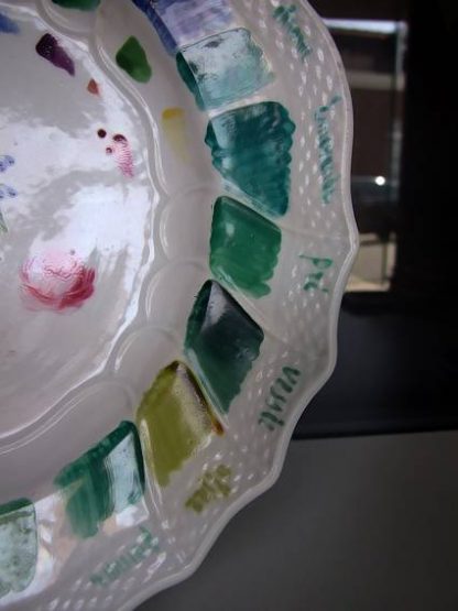 Rare assiette polychrome de Tournai – Image 3