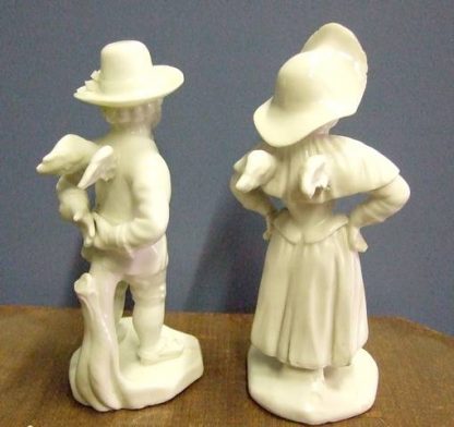 Couple de Patineurs en porcelaine de Tournai – Image 6