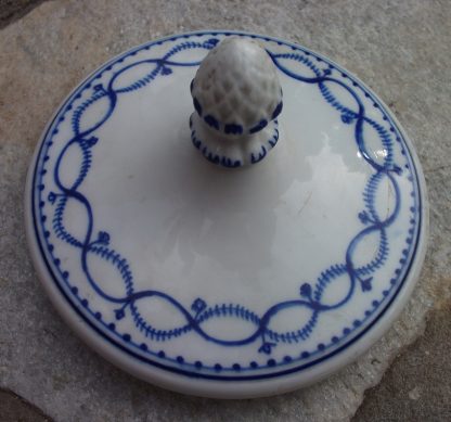 Sucrier empire en porcelaine de Tournai (anneaux) – Image 5