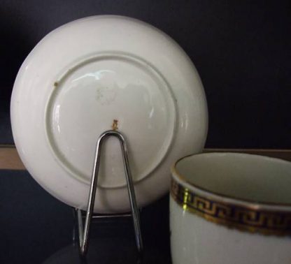 Tasse et sous-tasse Tournai or – Image 3
