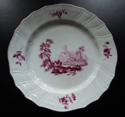Assiette Camaïeu Pourpre