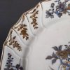 Assiette en porcelaine de Tournai décor Ronda à l'or 18ème – Image 2