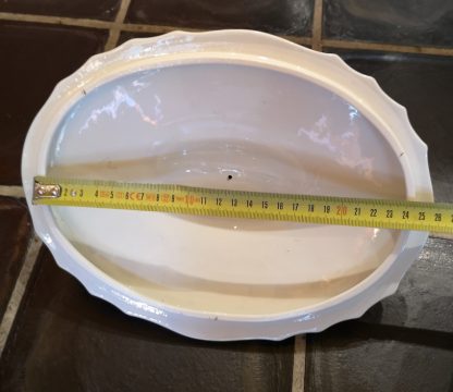 Couvercle en porcelaine de Tournai décor ronda. – Image 4