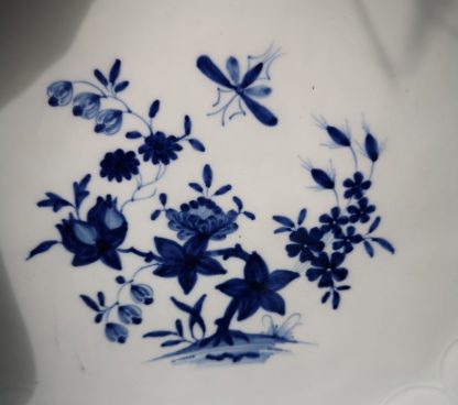 Paire de compotiers à pans coupés en porcelaine de Tournai (décor à la mouche). – Image 2