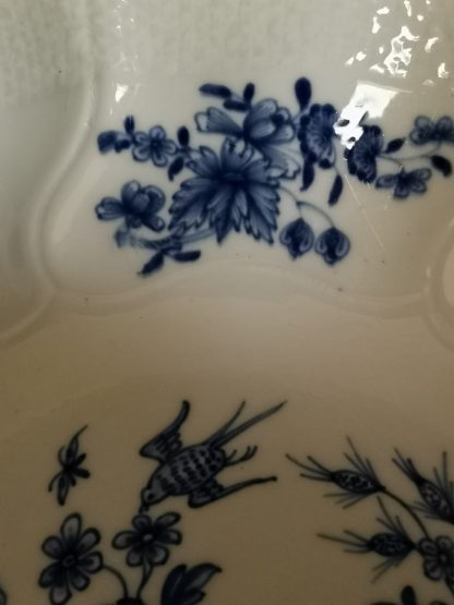 Saladier en porcelaine de Tournai Ronda à l'oiseau. – Image 6