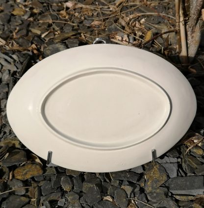 Base de saucière en porcelaine de Tournai décor grec et chiffres. – Image 2