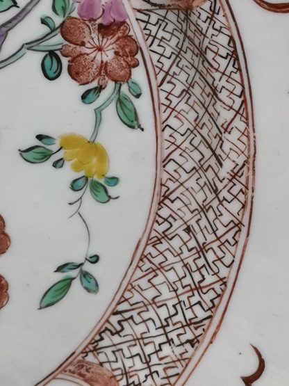Assiette en porcelaine de Tournai Copie de Chine. – Image 7