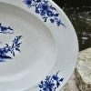 Plat à barbe en porcelaine de Tournai ronda 19ème.  – Image 5