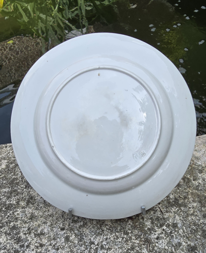Ecuelle à bouillon et son présentoir en porcelaine de Tournai décor au monogramme à l'or fin. – Image 15