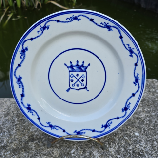 Assiette prix de Tir écu aux deux clés.