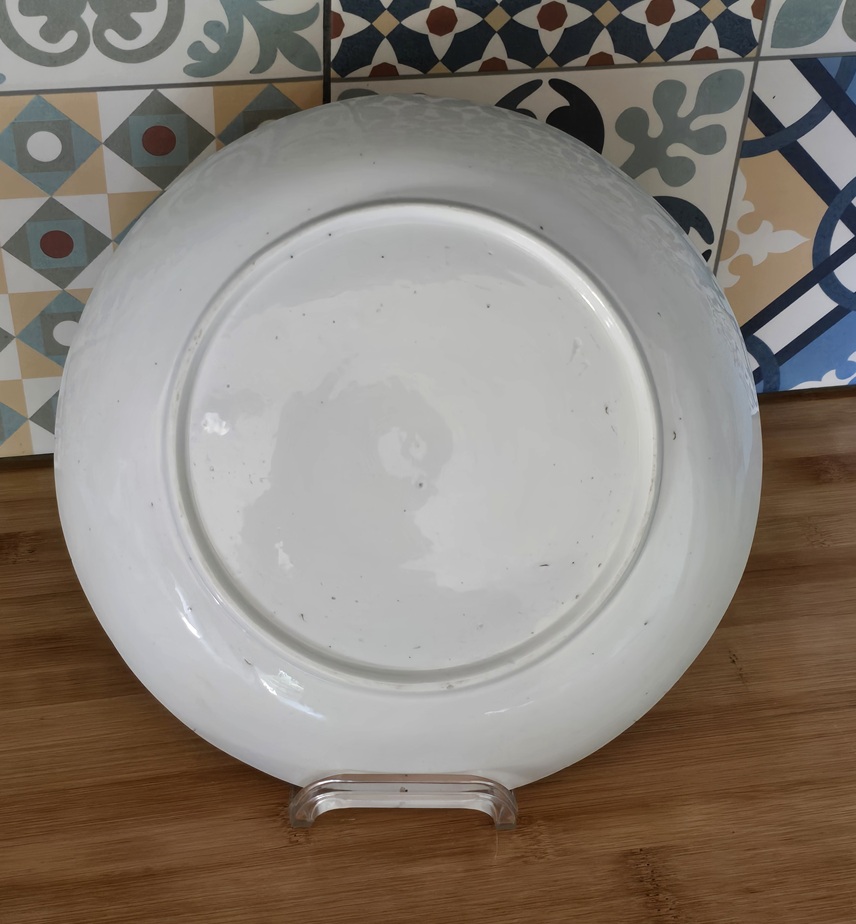 Compotier en porcelaine de Tournai décor aux glands. – Image 3